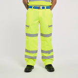 Pulsar® Protect High-Visibility Yellow Combat Work Trousers P346