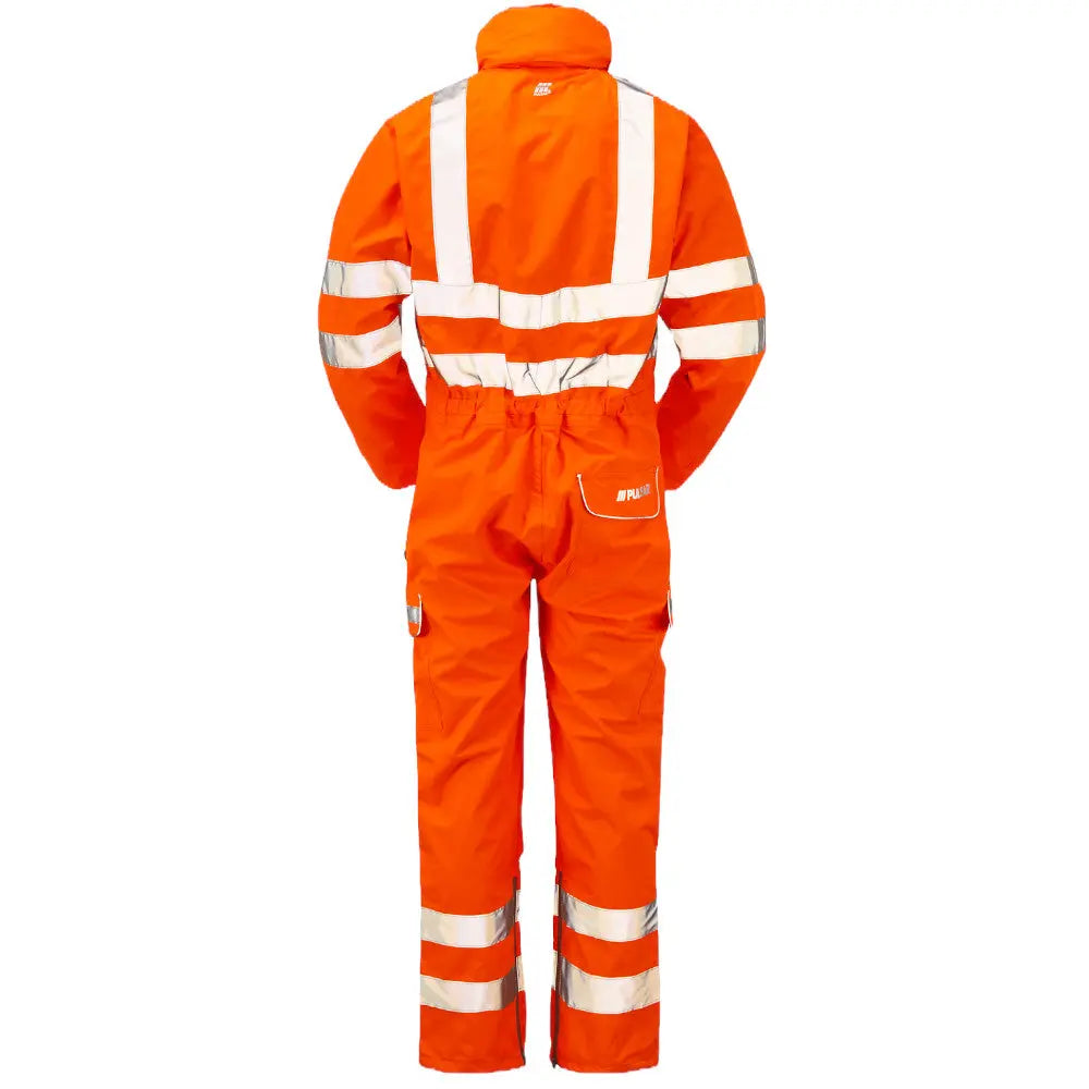 Pulsar Waterproof Overalls – PR505 Hi-Vis Rail-Compliant Coverall