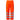 Pulsar Waterproof Over Trousers in Hi Vis Orange PR503TRS, shown from the front.