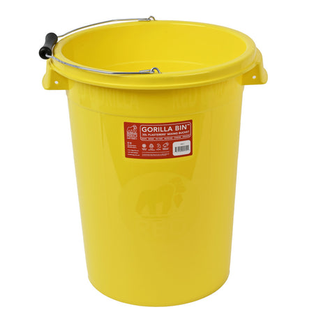 Gorilla Bin™ 30L Mixing Bucket - Yellow RG30.Y front view