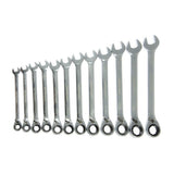 Jefferson 12 Piece Reversible Ratchet Spanner Set 8-19mm