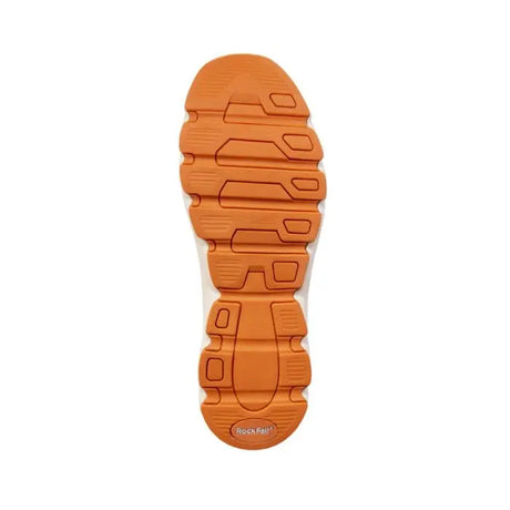 Image showing the orange sole of the Rockfall Michigan RF112 Mid Cut Safety Boot.
