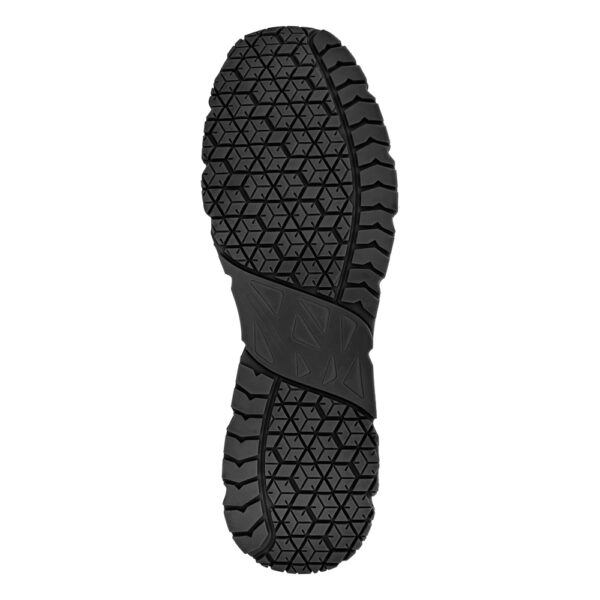 Rock Fall Sandstone RF113 black shoe sole with tread pattern on a white background