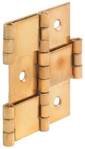 2.5" Heavy‑Duty Two‑Way Brass Hinge | Screen Door Hardware