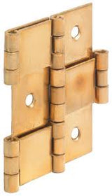 2.5" Heavy‑Duty Two‑Way Brass Hinge | Screen Door Hardware