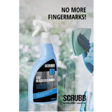 SCRUBB Glass Cleaner Trigger Spray 750ml Scrubb
