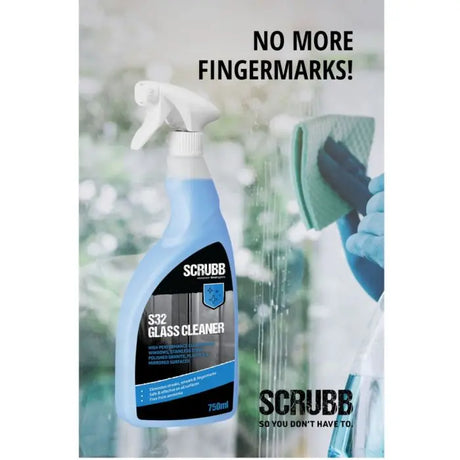 SCRUBB Glass Cleaner Trigger Spray 750ml Scrubb