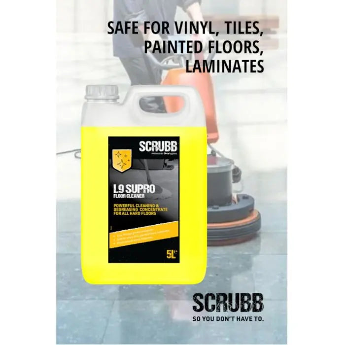 SCRUBB L9 Floor Cleaner Concentrate 5 Ltr Scrubb
