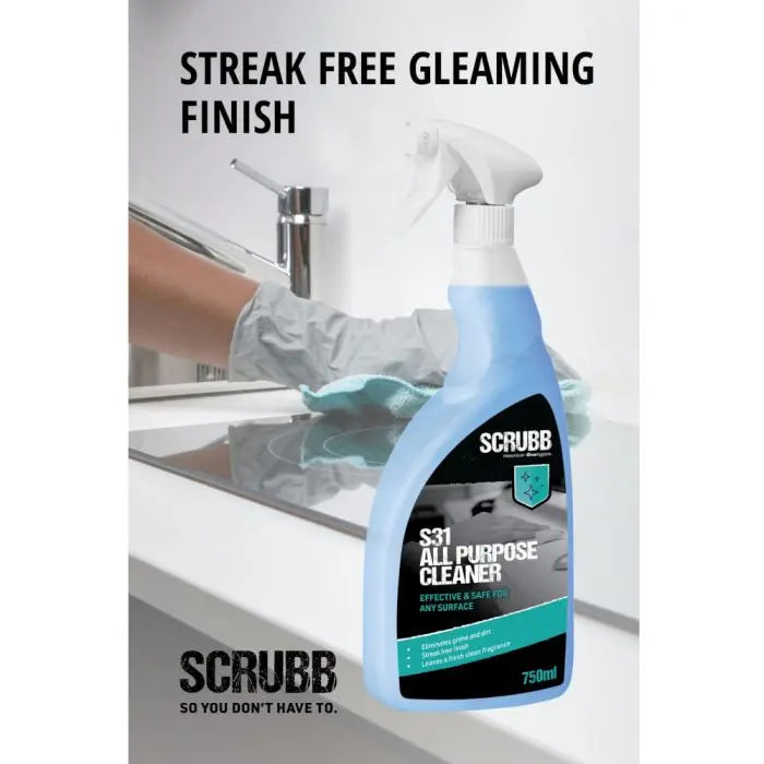 SCRUBB S31 All Purpose Cleaner Trigger Spray 750ml Scrubb