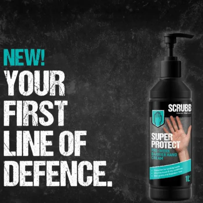SCRUBB Super Protect H21 Barrier Cream Pump Bottle 1 Ltr Scrubb