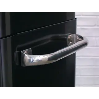 Sealey AP28204BR Premier™ Retro Style Rollcab 4 Drawer - Black with Red Anodised Drawer Pulls Electro South West Ltd