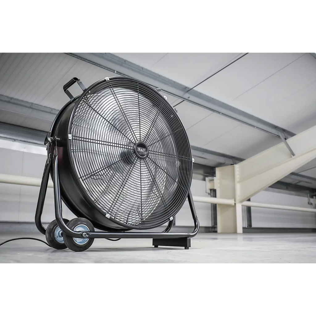 Sealey HVD24 Industrial High Velocity Drum Fan 24" 230V Electro South West Ltd
