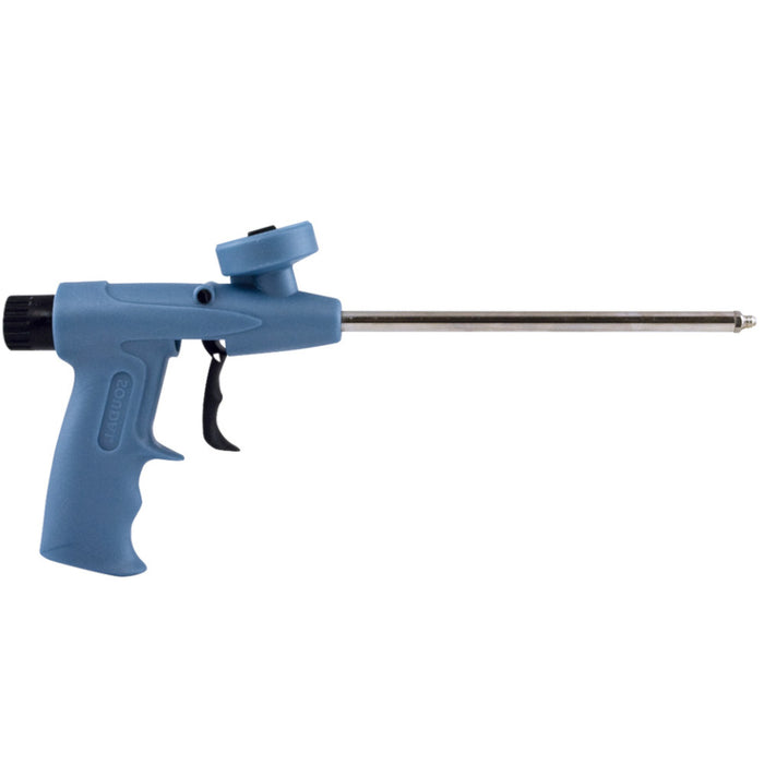 Soudal Compact Foam Gun in Blue on a white background