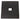Image of an M20 x 100 x 10mm Square plate washer in black self colour steel on a plain white background.