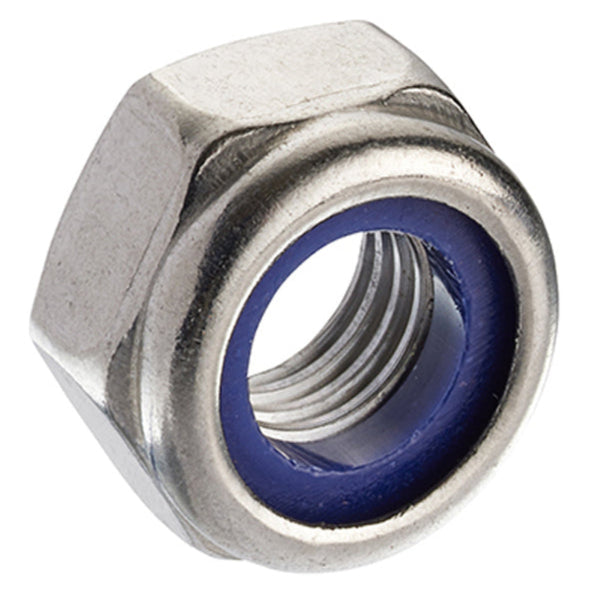 Lock Nut A2 Stainless Steel Fine Pitch Nyloc Nuts - M8 M10 M12 Nylon S, DIN 985, Hex Style DIN 985 Metric Lock Nuts - Foto 12