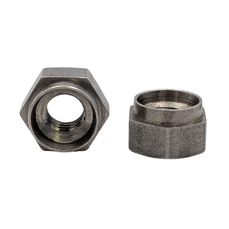 Metric Hexagon Rivet Bushes Stainless Steel A2 (Packs of 10)