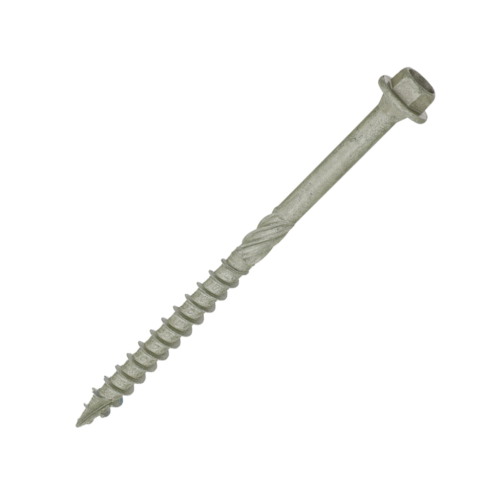 SiDAX Exterior Timber Frame Screws 8mm Hex Head Green (Box of 50)