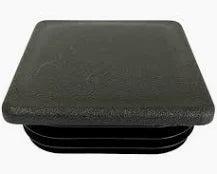25mm Square Tube Insert Black | Fits 1–3mm Wall | End Cap
