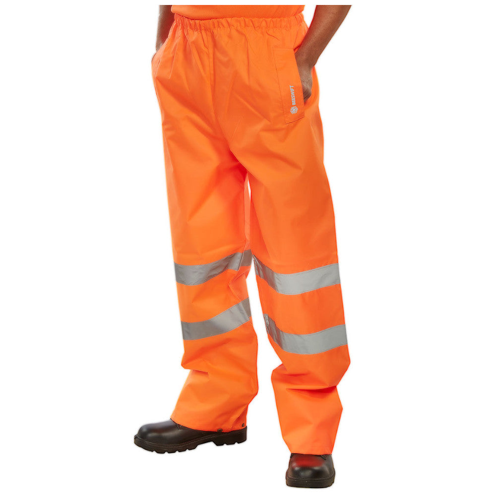 High Visibility Waterproof Safety Over Trousers