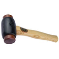 Image of a Thor 01-010 size 1 hide hammer, with removable hide faces, a cast iron head and a wooden handle.