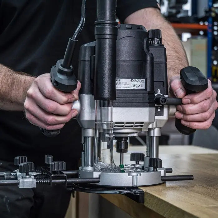 Trend T8 EK - 2200W 1/2" Dual-Mode Plunge Router 240V Electro South West Ltd