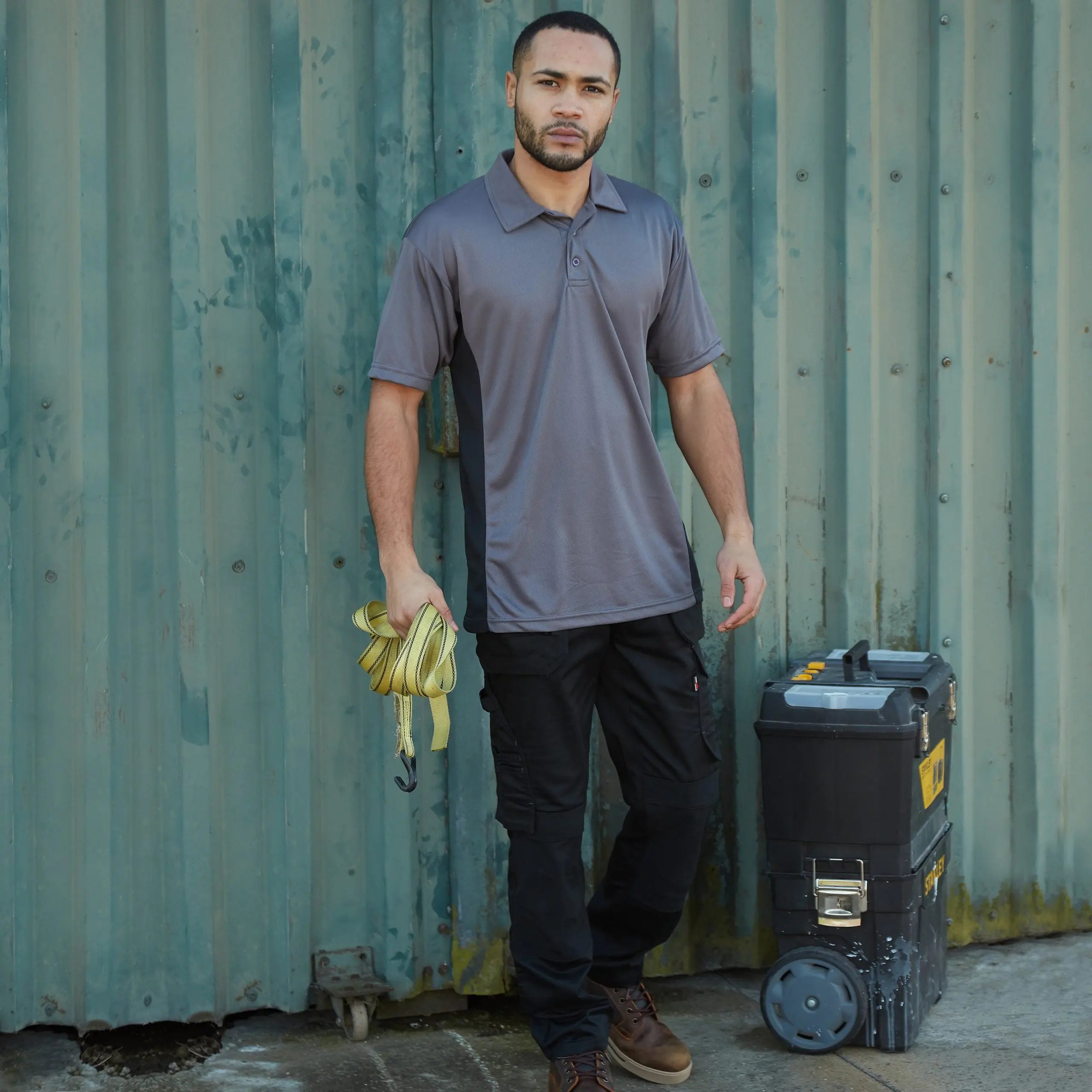 Tuffstuff 715 Proflex Trouser in Black Electro South West Ltd