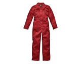 Dickies Redhawk Junior Zip-Front Coverall in Red (WD4839J)