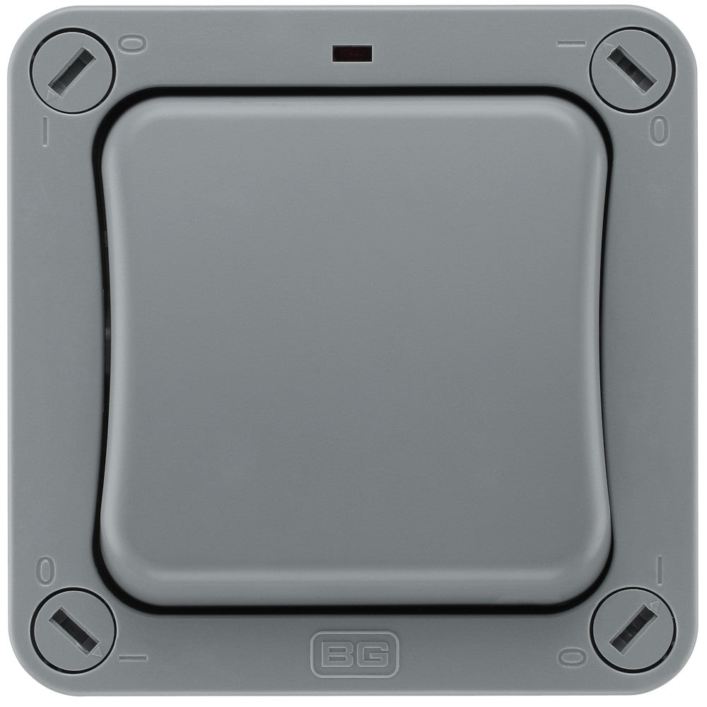 BG Electrical WP12 Storm Outdoor Weatherproof Single Switch 2 Way With IP66 Rating