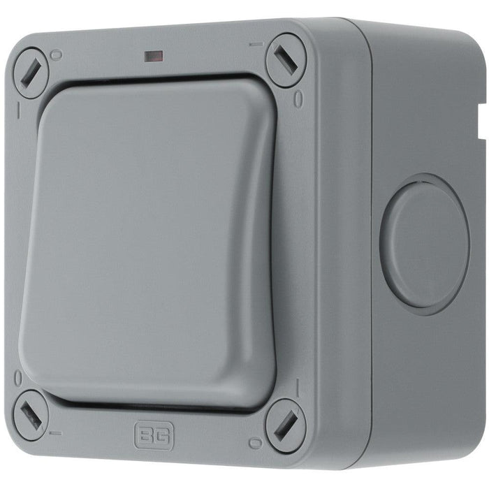 BG Electrical WP12 Storm Outdoor Weatherproof Single Switch 2 Way With IP66 Rating