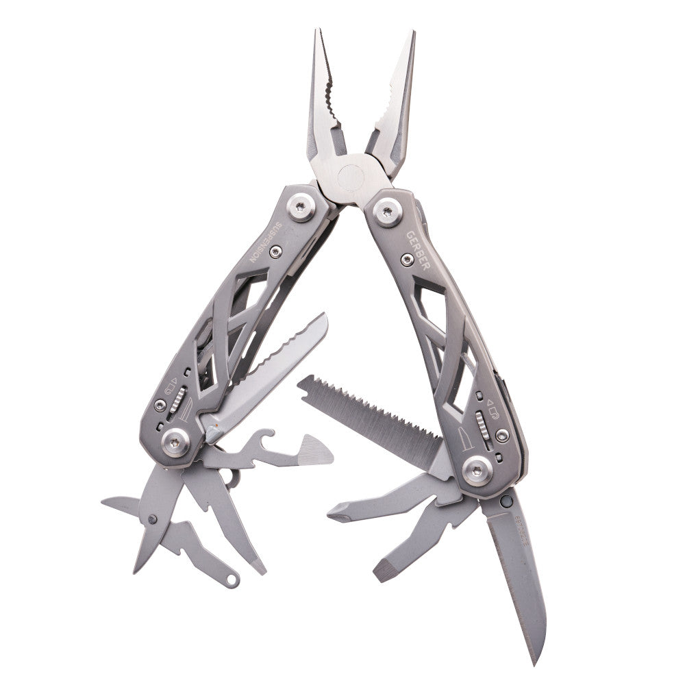 Gerber Suspension Multi-Tool – 12 Tools in 1 With Sheath