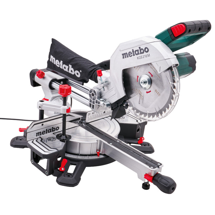 Metabo KGS 216 M (613216380) Mitre saw on a white background