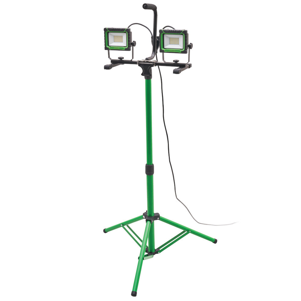 Lighthouse 240V Site Light & Tripod – 8,000 Lumen LED Work Light