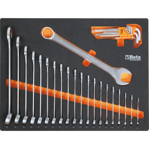 Beta BW 5945/2023 Assortment Of 268 Tools For Universal Use, In Soft EVA trays