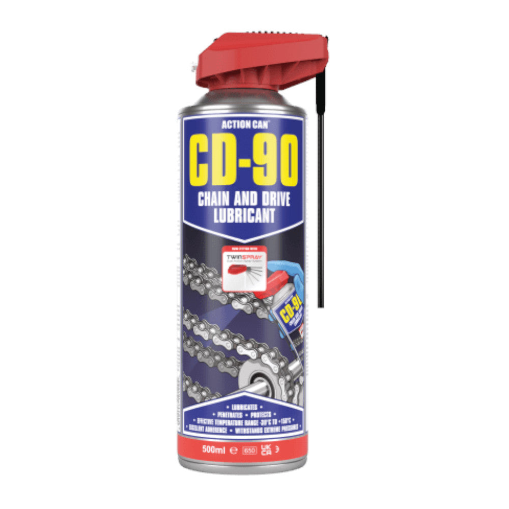 Action Can CD-90 Twin Spray Chain & Drive Lubricant 500ml