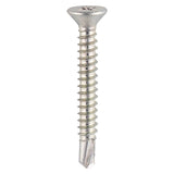Countersunk Pozi Self Drilling Screws DIN7504P BZP (Packs of 100)