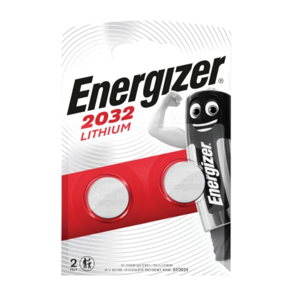 Energizer CR2032 Lithium Coin Battery Pack of 2
