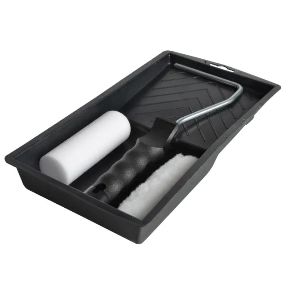 Faithfull Mini Roller Frame, Tray & 2 Roller Refills