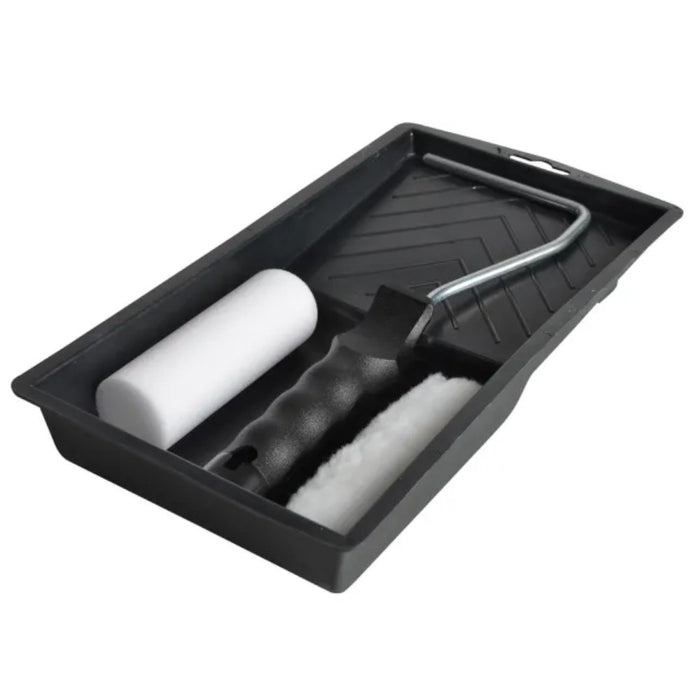 Faithfull Mini Roller Frame, Tray & 2 Roller Refills