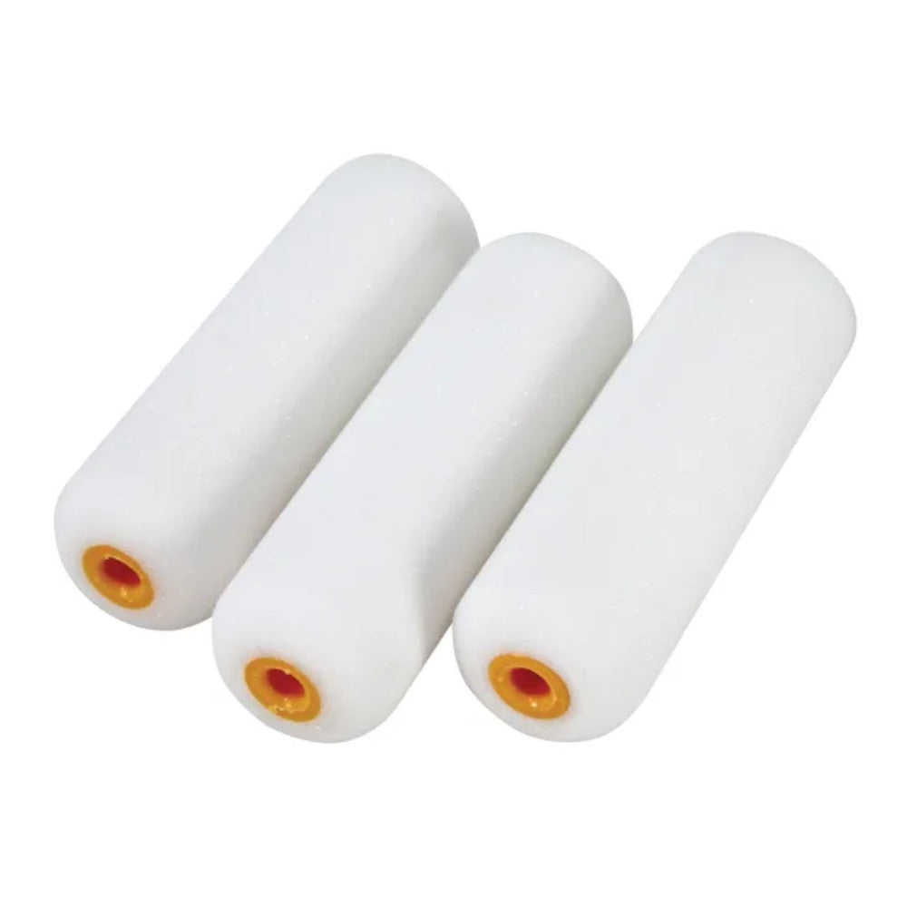 Faithfull Mini Foam Roller Refills 100mm Pack of 4
