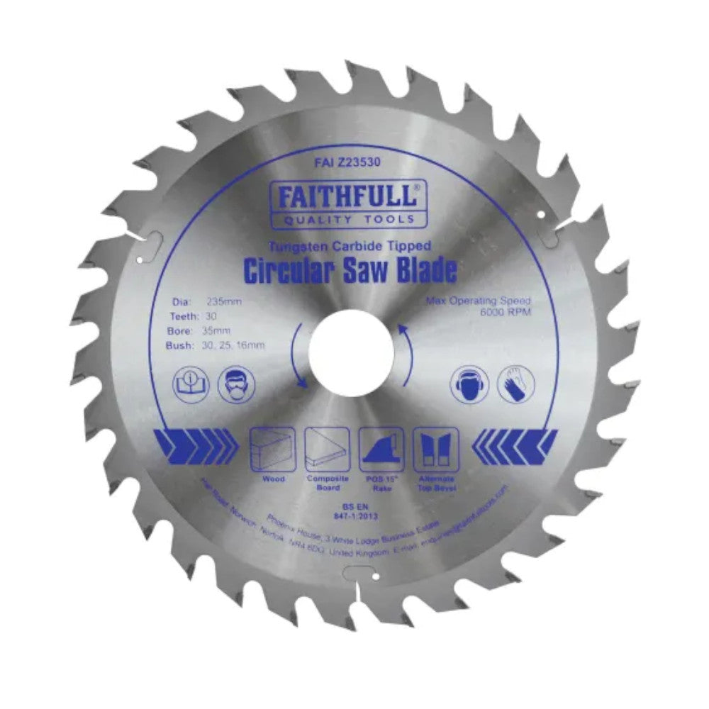 Faithfull TCT Circular Saw Blade