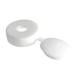 Forgefix White Hinged Cover Caps Pack of 100