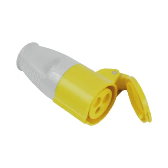 Faithfull Yellow Trailing Socket 16A 110V