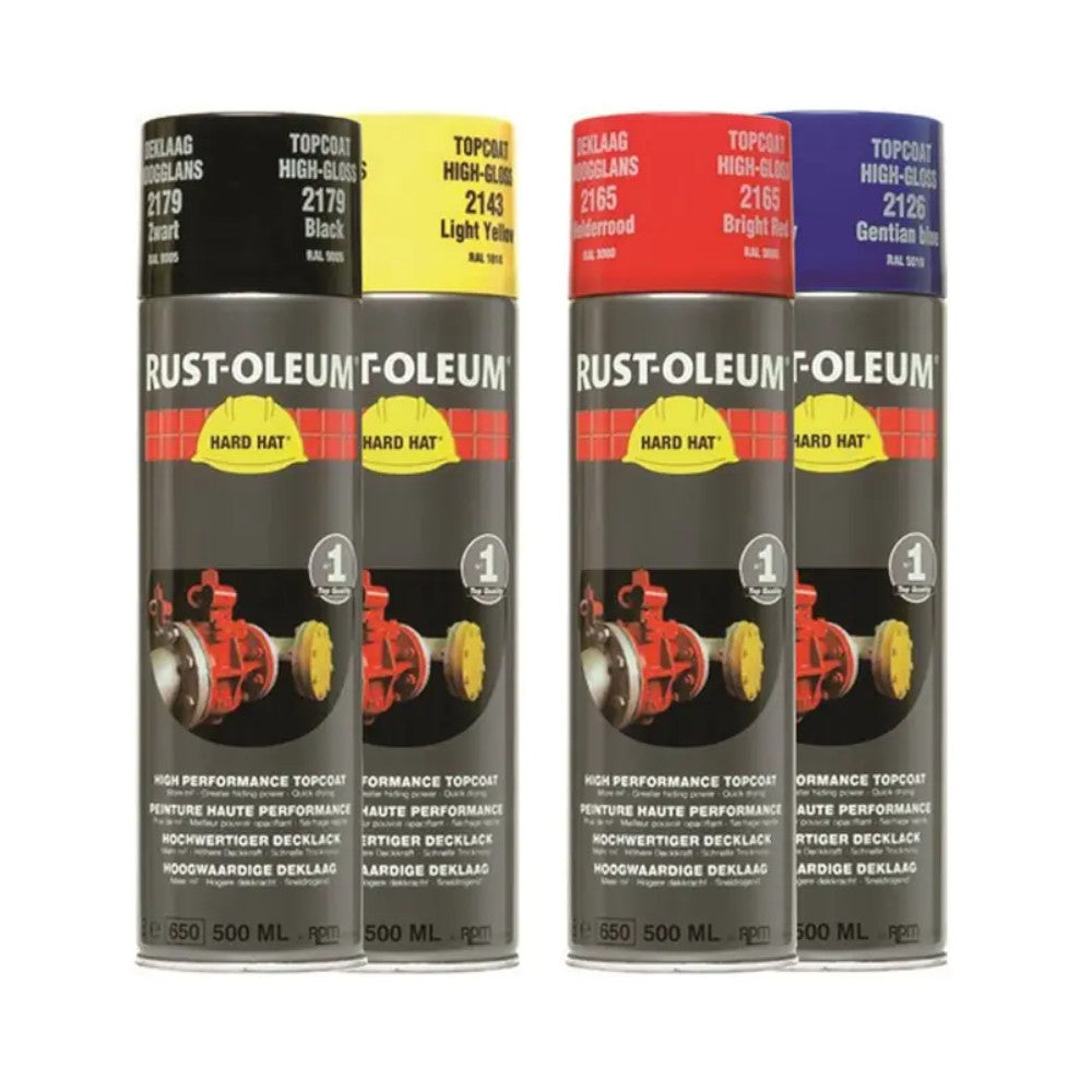 Rust-oleum Hard Hat Top Coat Spray Paint 500ml