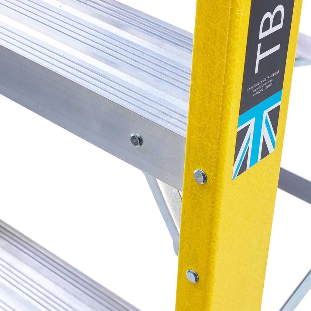 TB Davies INSUL8-P Fibreglass Professional Platform Step Ladders