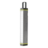 Small rectangular light with a ruler on a white background