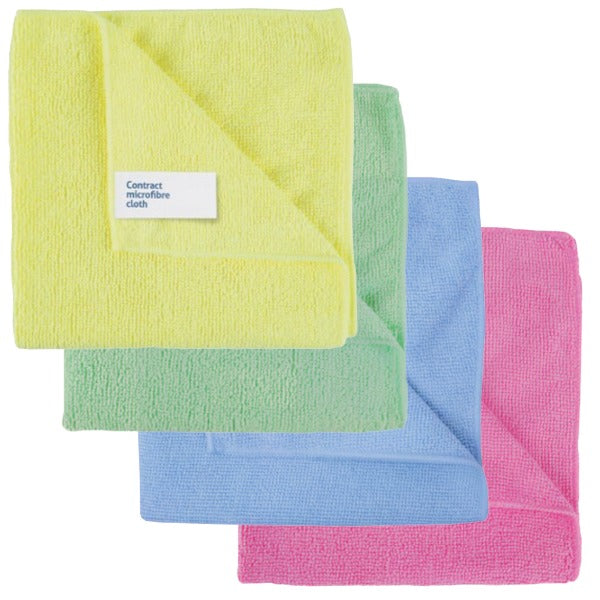 Light Duty Microfibre Cloths 40cm x 40cm - 10 Pack