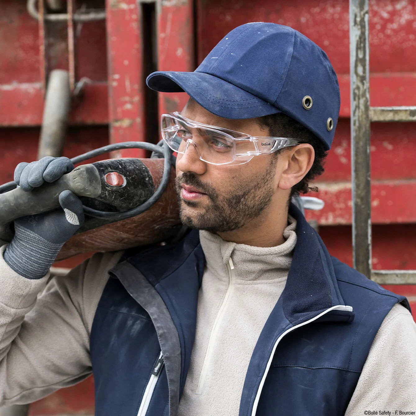 Bolle Overlight Clear Safety Overglasses