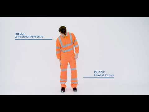 Pulsar Protect Hi‑Vis Orange Combat Trousers PR336
