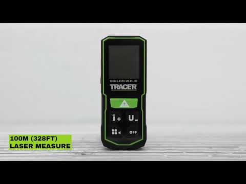Tracer Laser Measure 100m (328ft) Range Green Dot ALM100