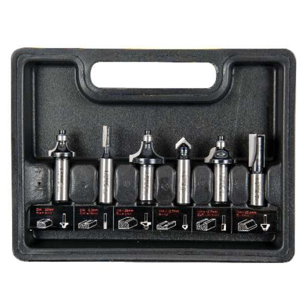 Trend 6 Piece Router Cutter Starter Set | SET/SS11X1/2TC
